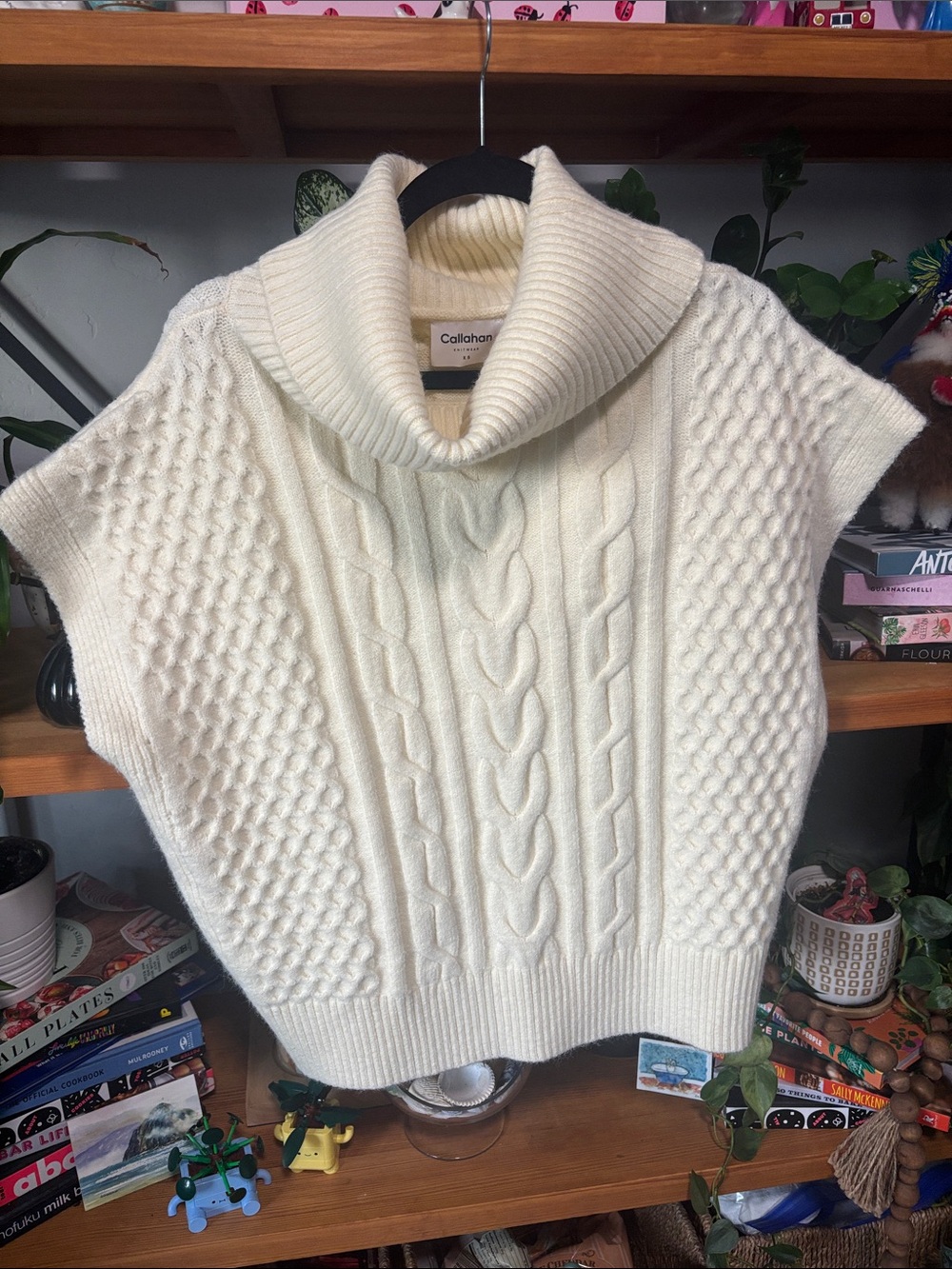 Callahan Cream Cable Knit Sweater | XS